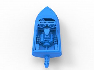 Jet sprint boat Scale 1 to 25 Modelo de impresión 3D