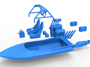 Jet sprint boat Scale 1 to 25 Modelo de impresión 3D