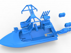 Jet sprint boat Scale 1 to 25 Modelo de impresión 3D