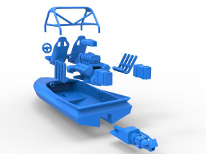 Jet sprint boat Scale 1 to 25 Modelo de impresión 3D