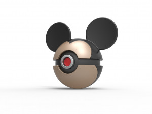 Mickey Mouse orb 3D-Druckmodell