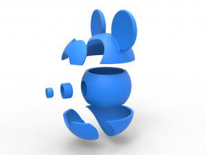 Mickey Mouse orb 3D-Druckmodell