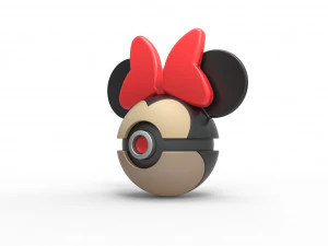 Сфера Минни Маус 3D Принт Модель