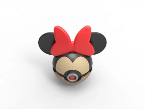Сфера Минни Маус 3D Принт Модель