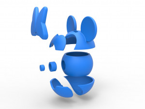 Minnie Mouse orb 3D प्रिंट मॉडल