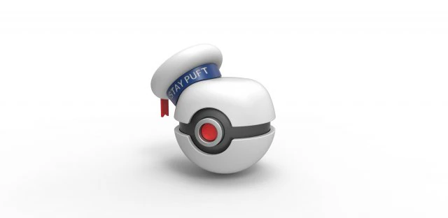 Marshmallow Man orb 3D Print Model .c4d .max .obj .3ds .fbx .stl .blend 
