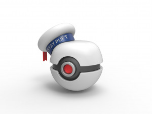 Marshmallow Man orb 3Dプリントモデル
