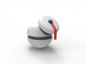 Marshmallow Man orb 3D Print Model