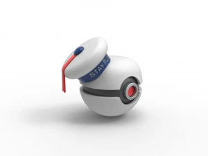 Marshmallow Man orb 3D Print Model