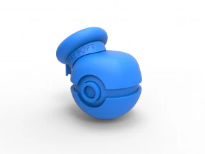 Marshmallow Man orb 3D Print Model