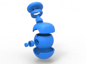 Marshmallow Man orb 3D Print Model