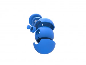 Marshmallow Man orb 3D Print Model