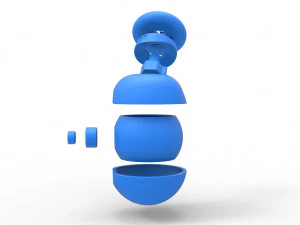 Marshmallow Man orb 3D Print Model