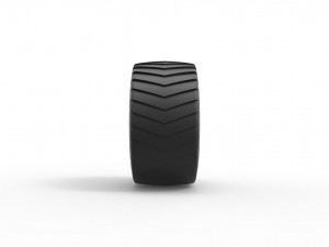 Wheel from Pulling truck 2 Scale 1 to 25 3Dプリントモデル