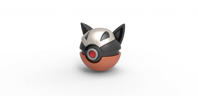 Houndour orb 3D Принт Модель .c4d .max .obj .3ds .fbx .stl .blend 