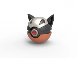 Houndour orb 3D Print Model