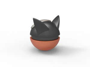 Houndour orb 3D Print Model
