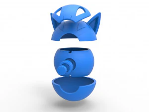 Houndour orb 3D Print Model