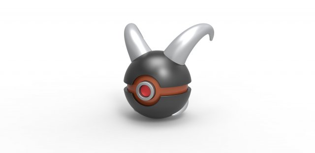 Houndoom orb 3D 프린트 모델 .c4d .max .obj .3ds .fbx .stl .blend 