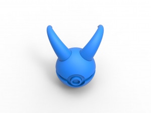 Houndoom orb 3D 프린트 모델
