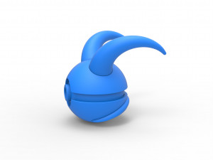 Houndoom orb 3D 프린트 모델