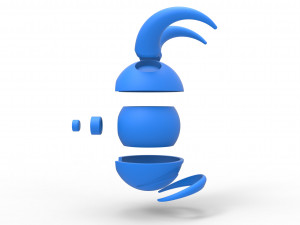 Houndoom orb 3D 프린트 모델