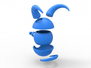Houndoom orb 3D 프린트 모델