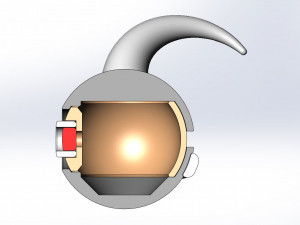 Houndoom orb 3D 프린트 모델