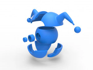 Harley Quinn orb 3D Print Model
