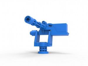 Machinegun turret Scale 1 to 25 Modelo de impresión 3D