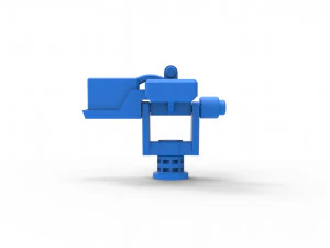 Machinegun turret Scale 1 to 25 3D Print Model