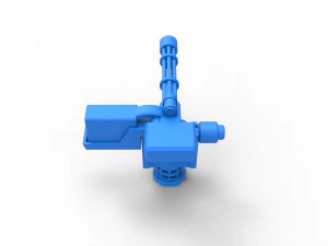 Machinegun turret Scale 1 to 25 3D Print Model