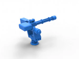 Machinegun turret Scale 1 to 25 3D Print Model