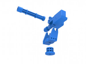 Machinegun turret Scale 1 to 25 Modelo de impresión 3D