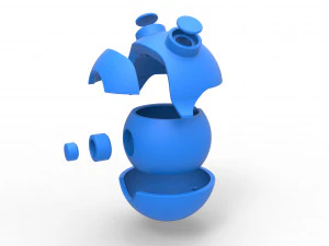 Rocky orb 3D Print Model