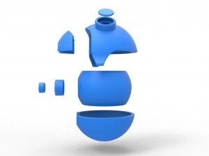 Rocky orb 3D Print Model