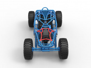Rock bouncer Scale 1 to 25 3D-Druckmodell