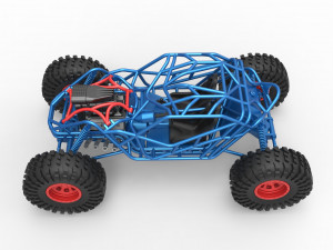 Rock bouncer Scale 1 to 25 3D-Druckmodell