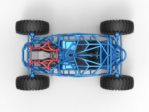 Rock bouncer Scale 1 to 25 3D-Druckmodell