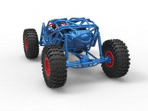 Rock bouncer Scale 1 to 25 3D-Druckmodell