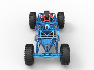 Rock bouncer Scale 1 to 25 3D-Druckmodell