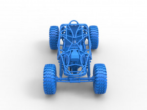 Rock bouncer Scale 1 to 25 3D-Druckmodell