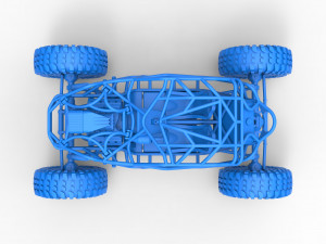 Rock bouncer Scale 1 to 25 3D-Druckmodell