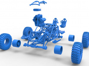 Rock bouncer Scale 1 to 25 3D-Druckmodell