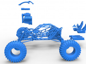 Rock bouncer Scale 1 to 25 3D-Druckmodell