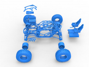 Rock bouncer Scale 1 to 25 3D-Druckmodell