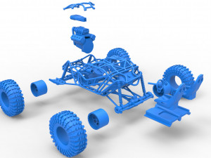 Rock bouncer Scale 1 to 25 3D-Druckmodell