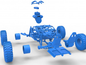 Rock bouncer Scale 1 to 25 3D-Druckmodell
