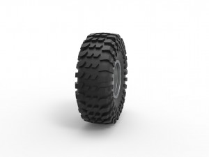 Wheel of Rock bouncer Scale 1 to 25 3D Принт Модель