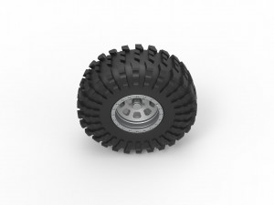 Wheel of Rock bouncer Scale 1 to 25 3D Принт Модель